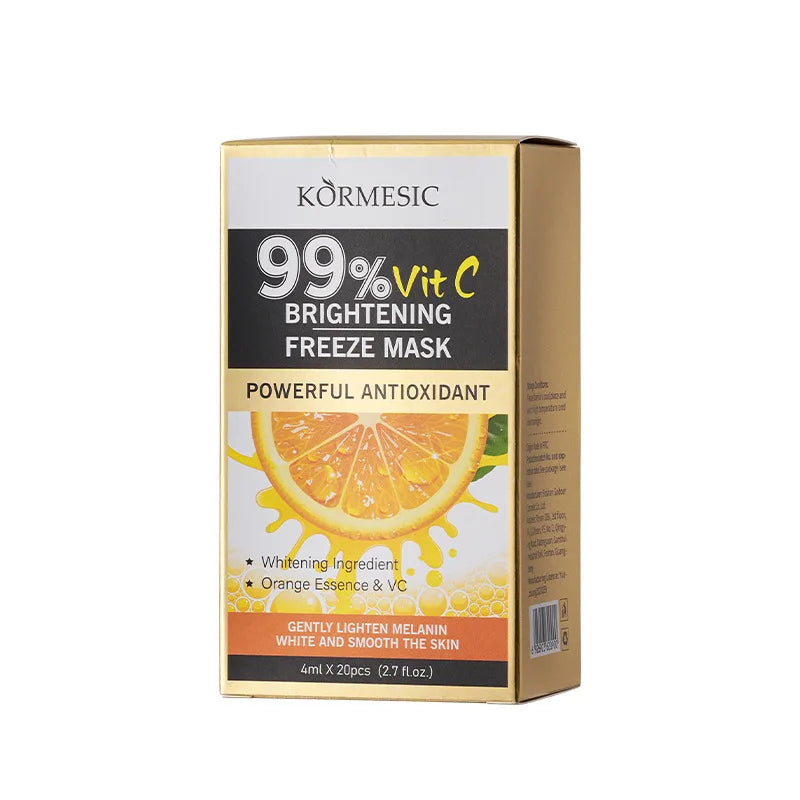 Orange Vitamin C Collagen Brightening Face Mask – Anti-Aging