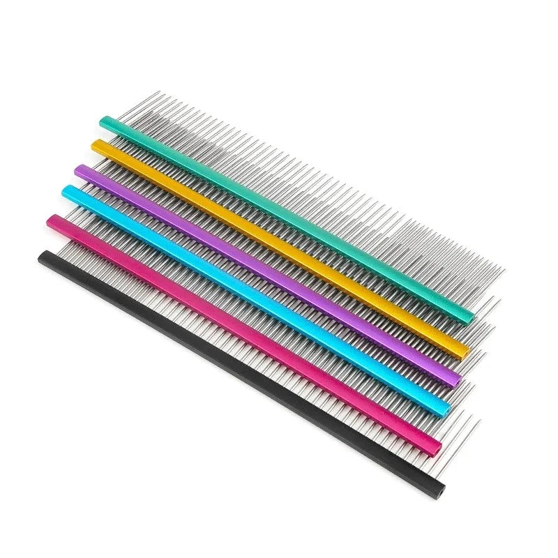 Professional Pet Grooming Comb | Stainless Steel Dog & Cat