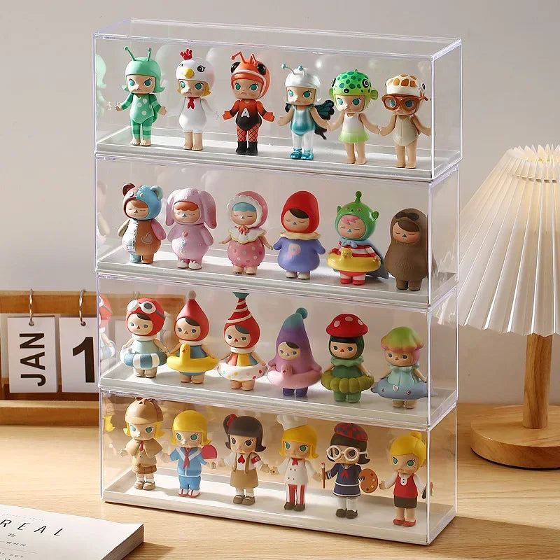 Clear Acrylic Pop Doll Display Box – Dustproof Storage Case
