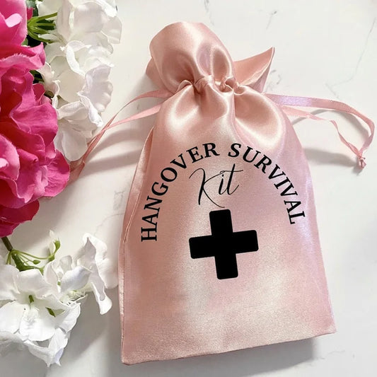 5-Pack Hangover Kit Bags | Bachelorette & Birthday Party Favors Party Favor Bags Peaceful Pleasures Health and Wellness