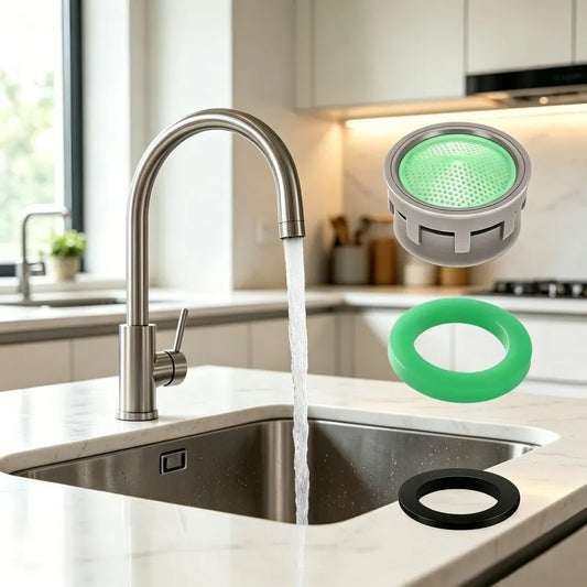 21mm Green Faucet Aerator Anti-Splash Water Saving Tap Bubbler Faucet Aerator Oasis Select