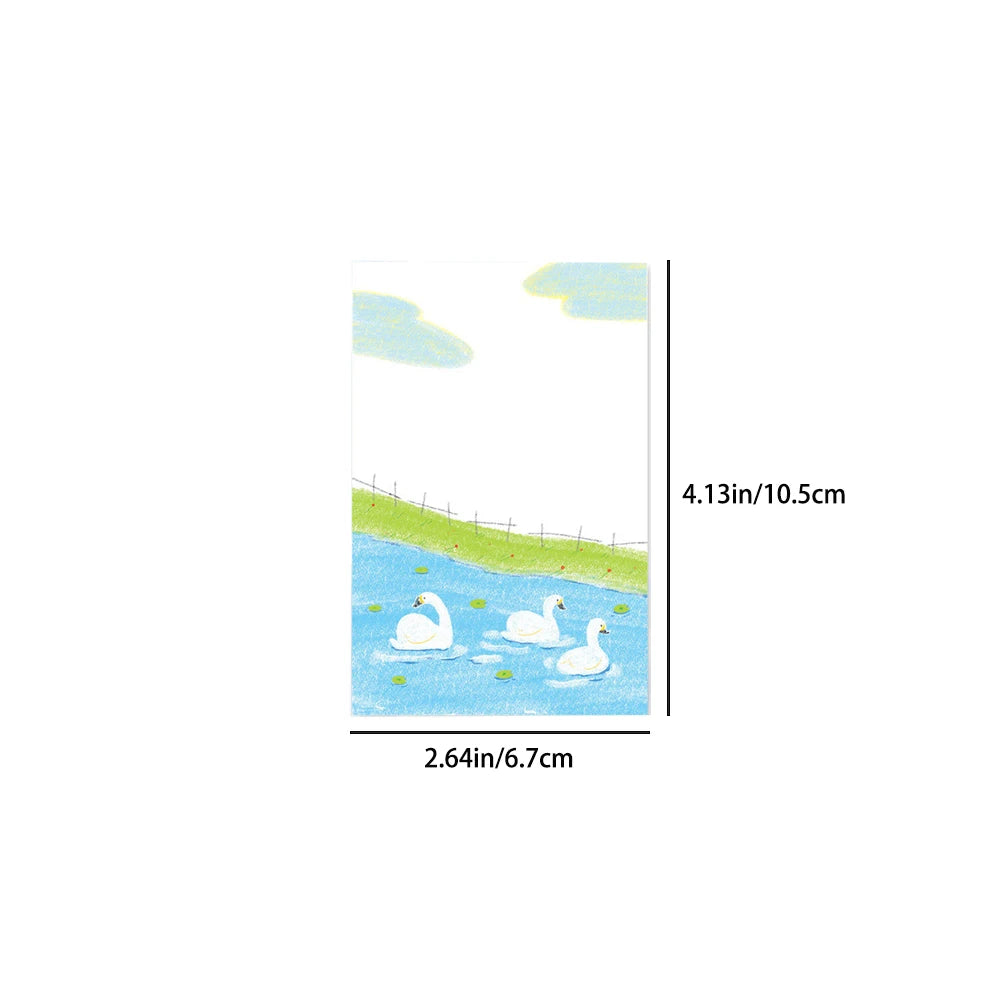 20 Sheets Fantasia M5 Interior Page Japanese Hand Drawn Basic Account