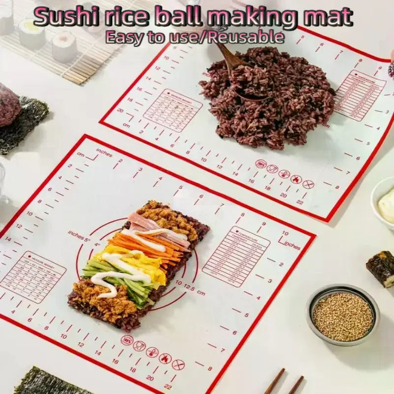 Silicone Baking Mat – Non-Stick Pastry Rolling & Kneading Pad