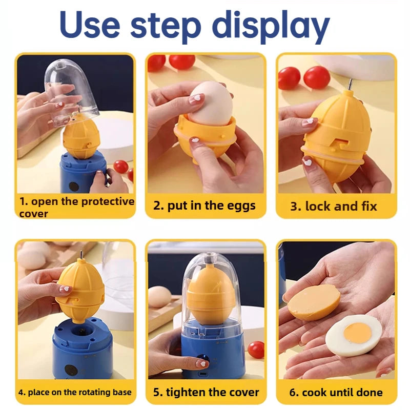 Electric Portable Automatic Egg Beater Egg Yolks and Egg Whites Mixer USB Rechargeable Spinner Shaker Kitchen Cooking Tools Peaceful Pleasures Health and Wellness