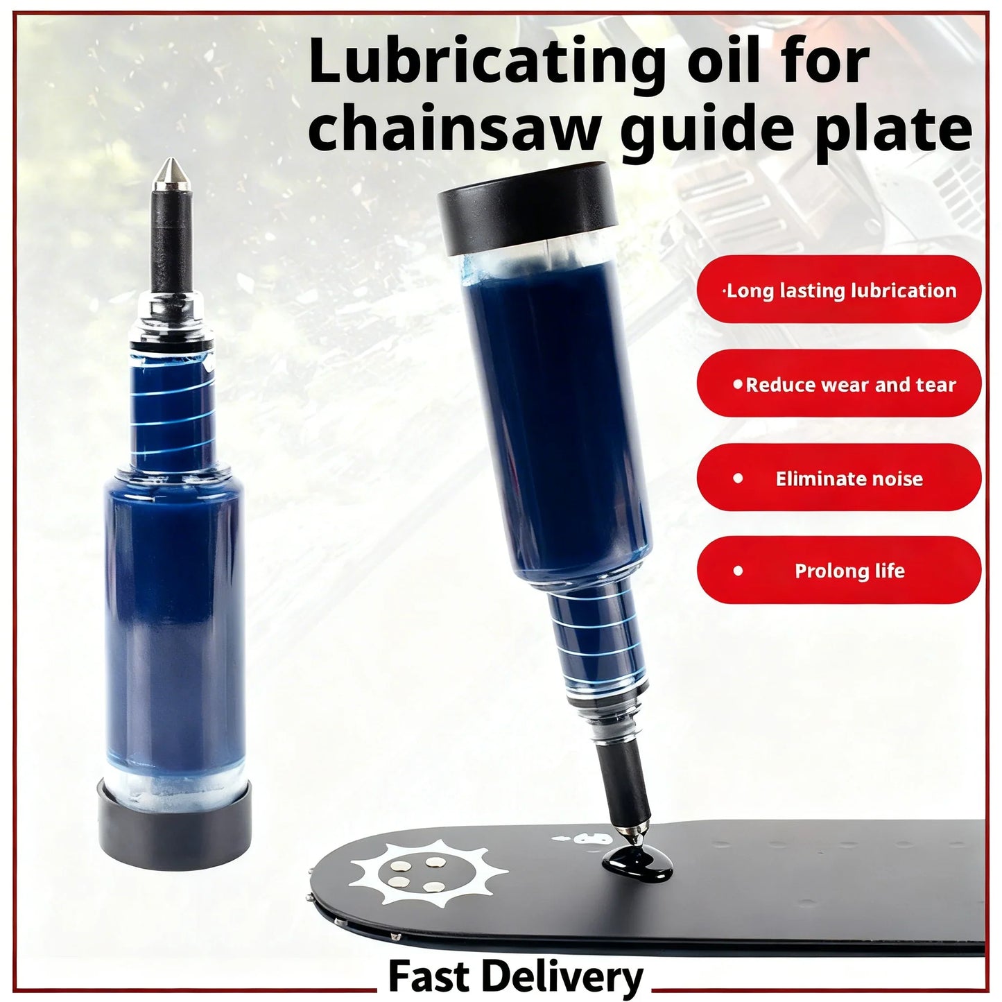 Chainsaw Sprocket Nose Grease Pen – Precision Guide Bar Lubricator