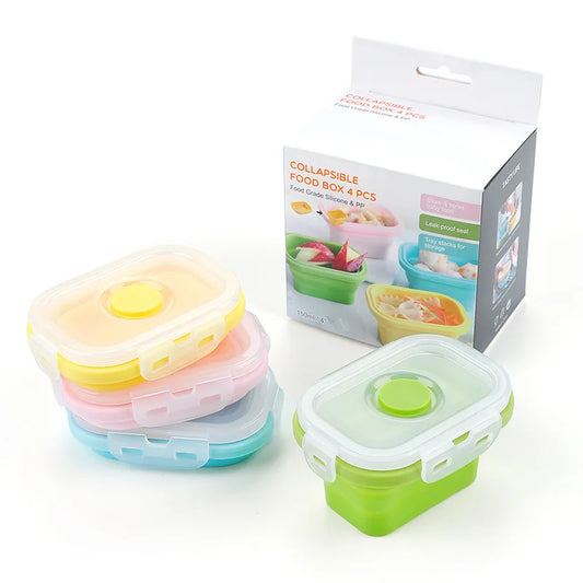 4pcs Refrigerator Organizer Food Storage Container with Lid Handle Fresh-Keeping Box Case Fridge Reusable Crisper Storage Peaceful Pleasures Health and Wellness
