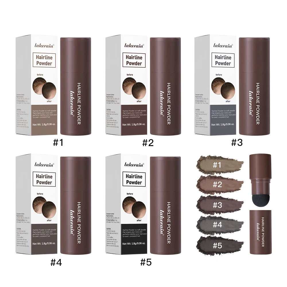 Waterproof Sweat-proof Hairline Powder Long Lasting Natural Hair Shadow Forehead Hair Gaps Coverage Makeup Peaceful Pleasures Health and Wellness