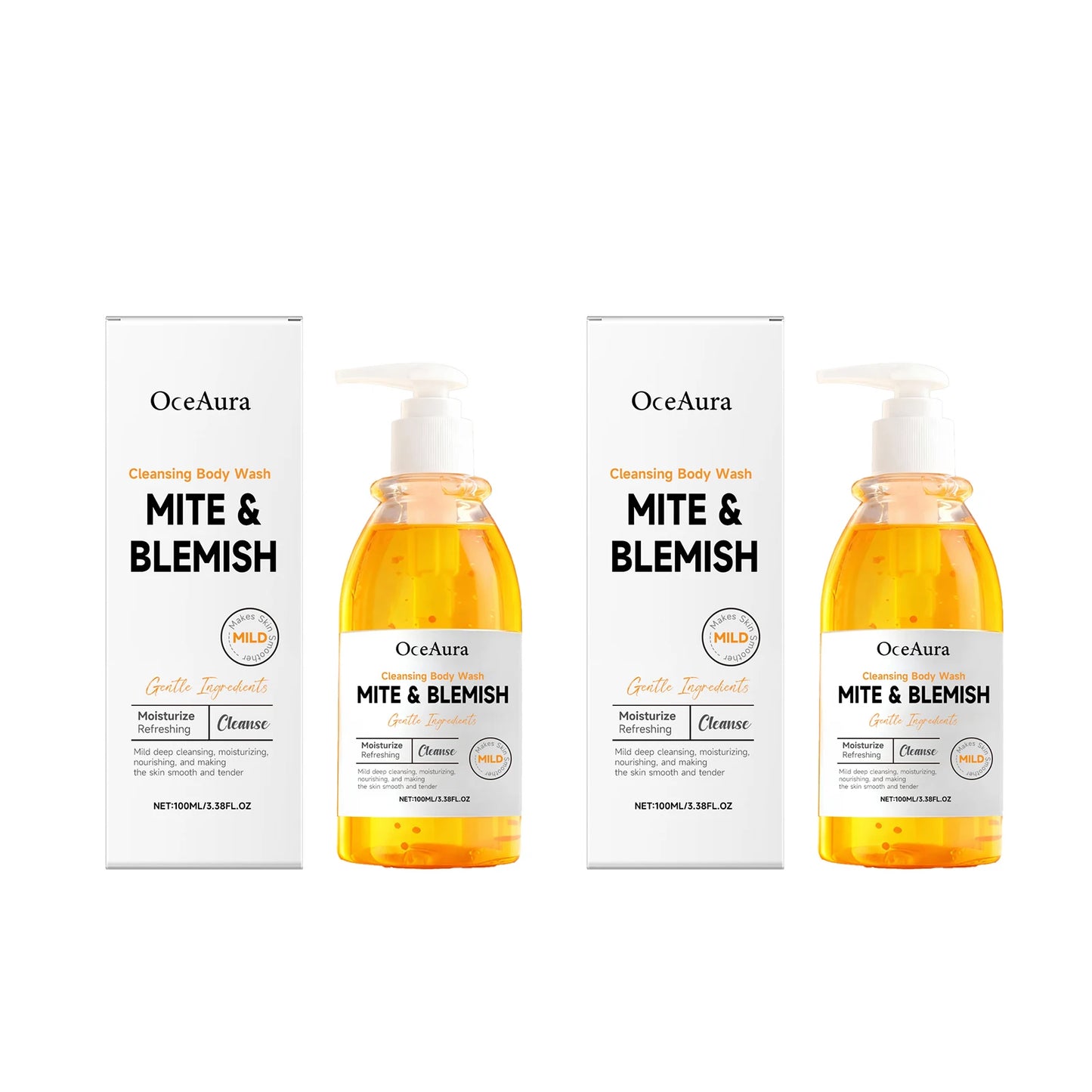Body Cleansing Shower Gel Eliminate Sweat Odor Barrier Protection Exfoliating Hydrating Relaxing Smoothing Refreshing Body Wash Peaceful Pleasures Health and Wellness 200ml boxed Whitening