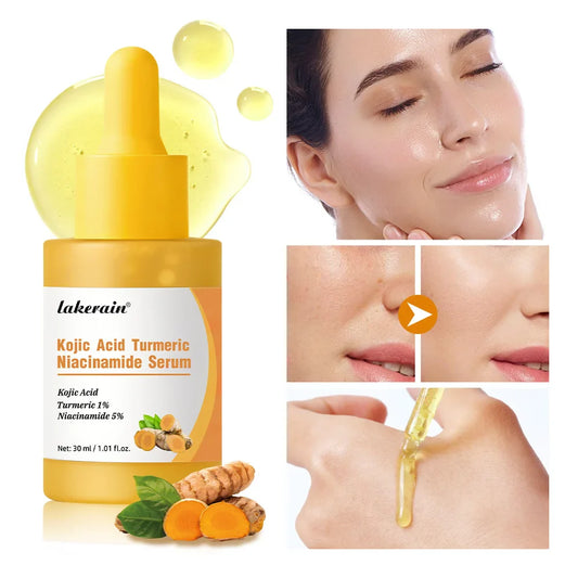 Kojic Acid Turmeric Niacinamide Brightening Glow Face Serum Brightening Face Serum Oasis Select 1pc