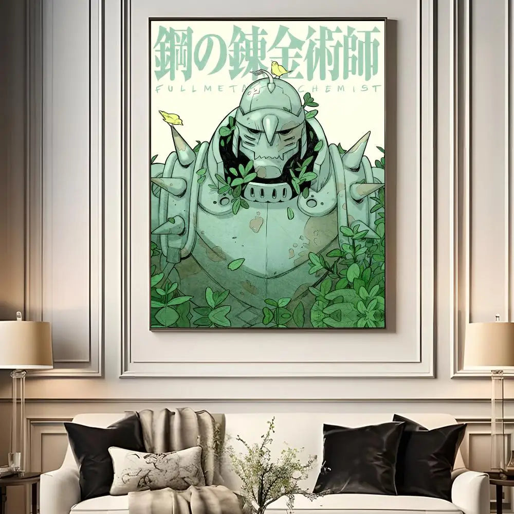 Fullmetal Alchemist Anime Poster – A4 HD Wall Art Print