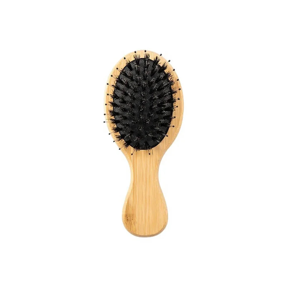 Wooden Soft Bristle Hair Brush – Detangle & Straighten Comb