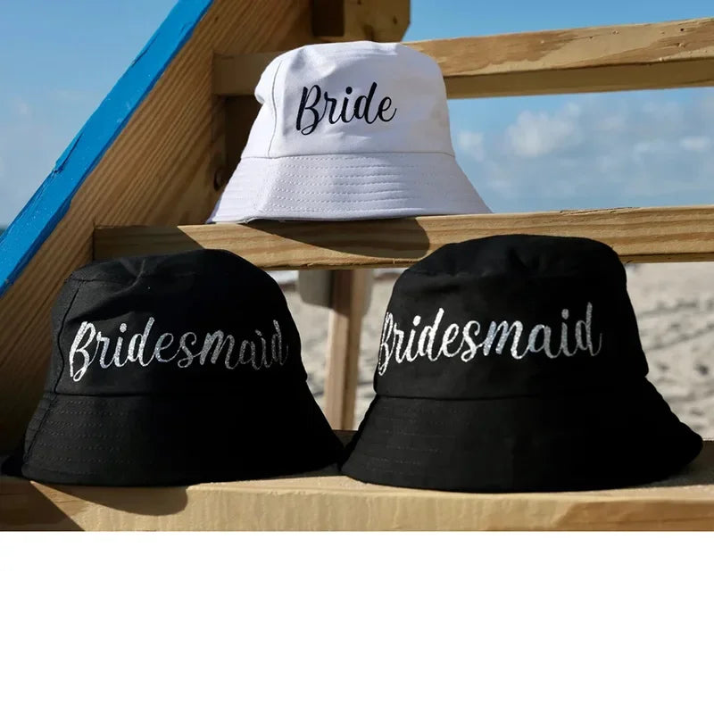 Bride Bridesmaid Bucket Sun Hat | Bachelorette Party Gift
