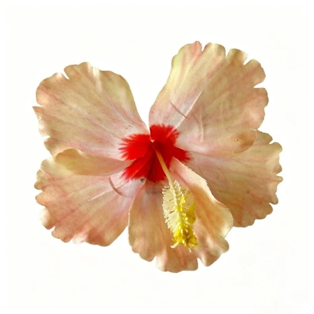 Hibiscus Flower Hair Clip – Bohemian Floral Barrette for Women