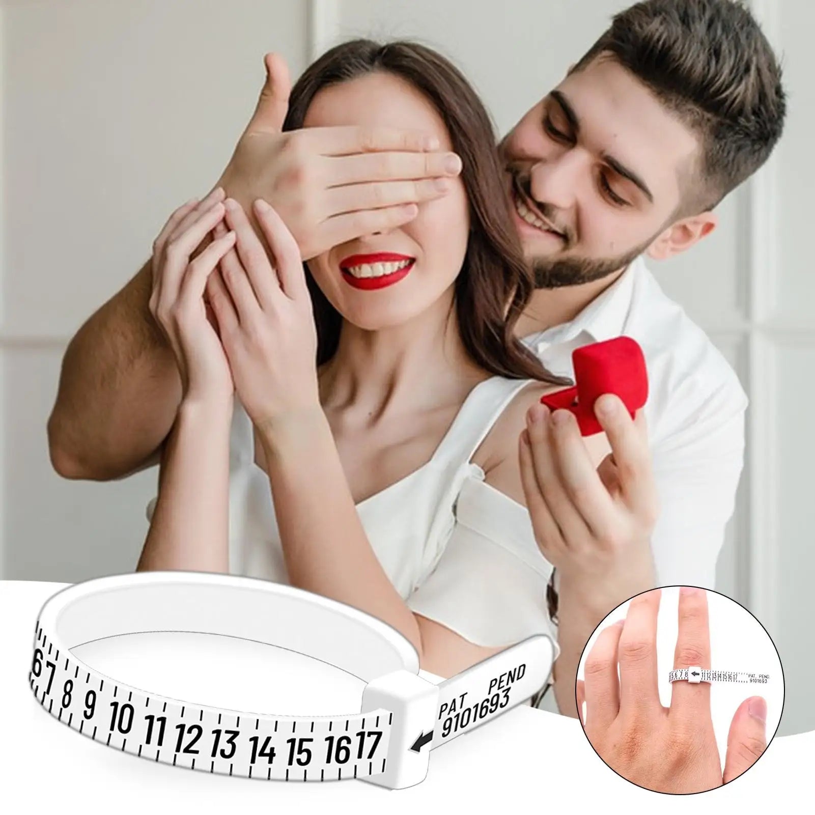 Ring Sizer Belt – UK US EU HK JP Finger Size Gauge Tool Jewelry Sizing Tool Peaceful Pleasures Health and Wellness