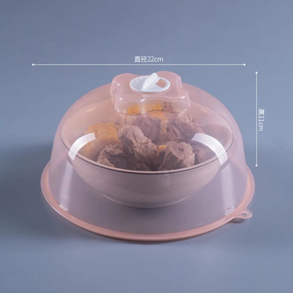 Transparent Microwave Splatter Cover | BPA-Free Dome Lid