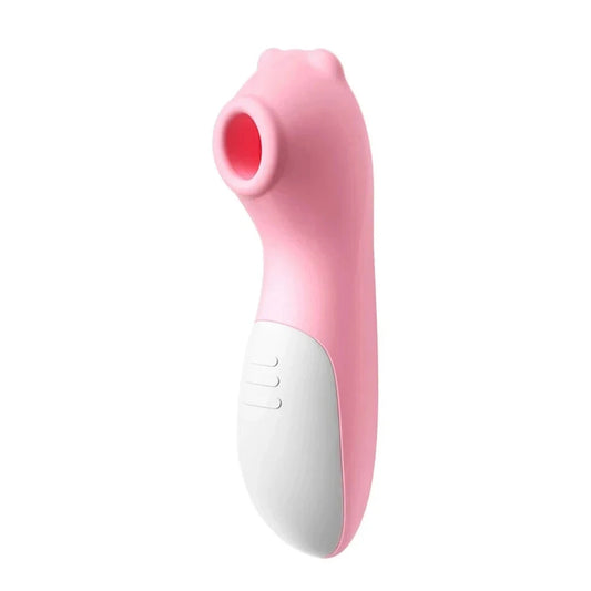Women's Battery-Operated Suction Vibrator, Oral Vacuum Clit & Nipple Stimulator, Plastic Adult Massager Peaceful Pleasures Health and Wellness