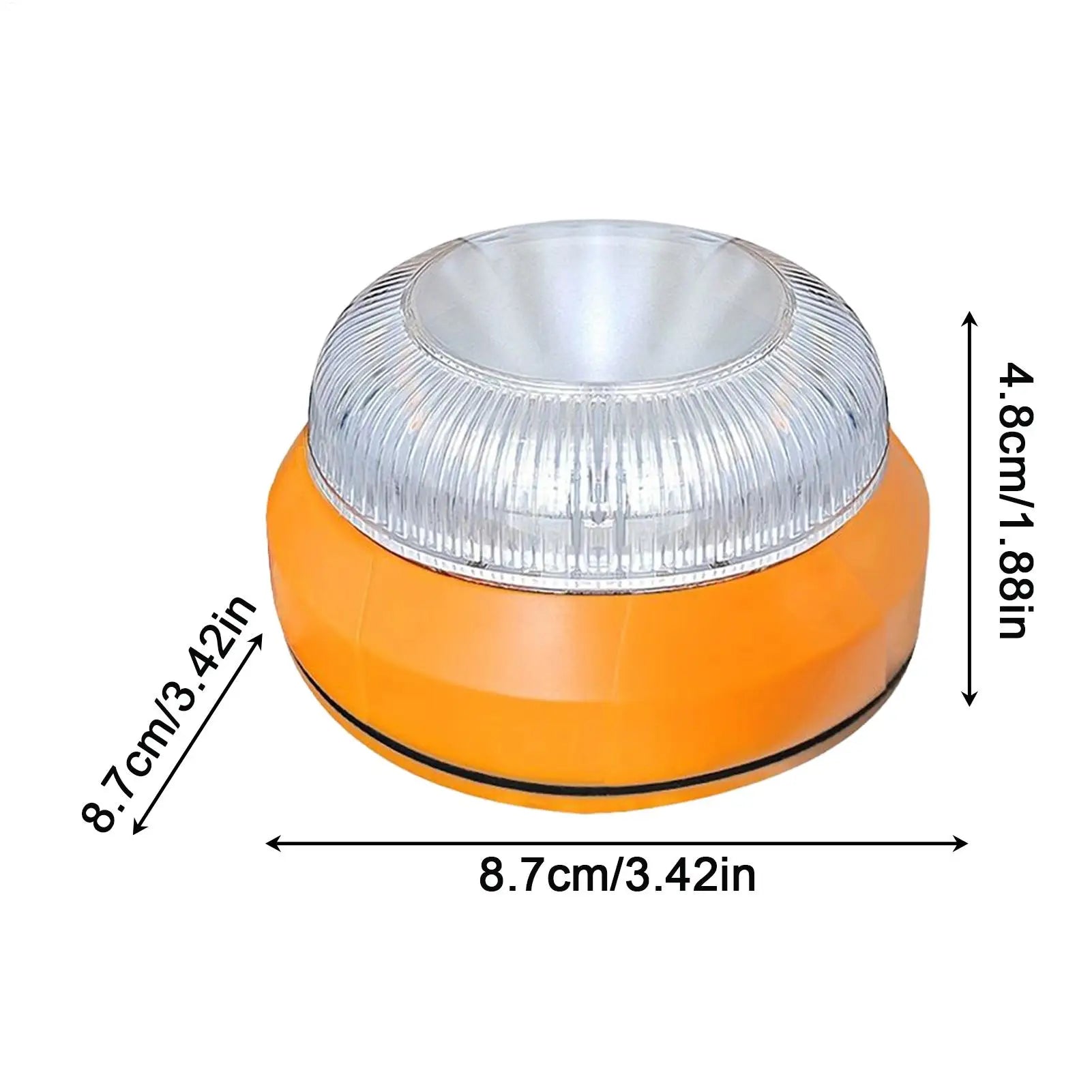 LED Strobe Lights Magnetic High Brightness LED Warning Caution Lights For RV Roof Motorcycle Truck Exterior Car Roadside Cycling Peaceful Pleasures Health and Wellness