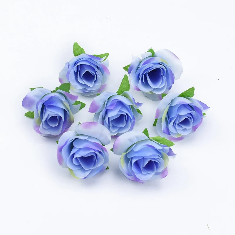 Silk Rose Bud Artificial Flowers – Wedding, Party & Home Decor Artificial Silk Flowers Peaceful Pleasures Health and Wellness color 10 50pcs