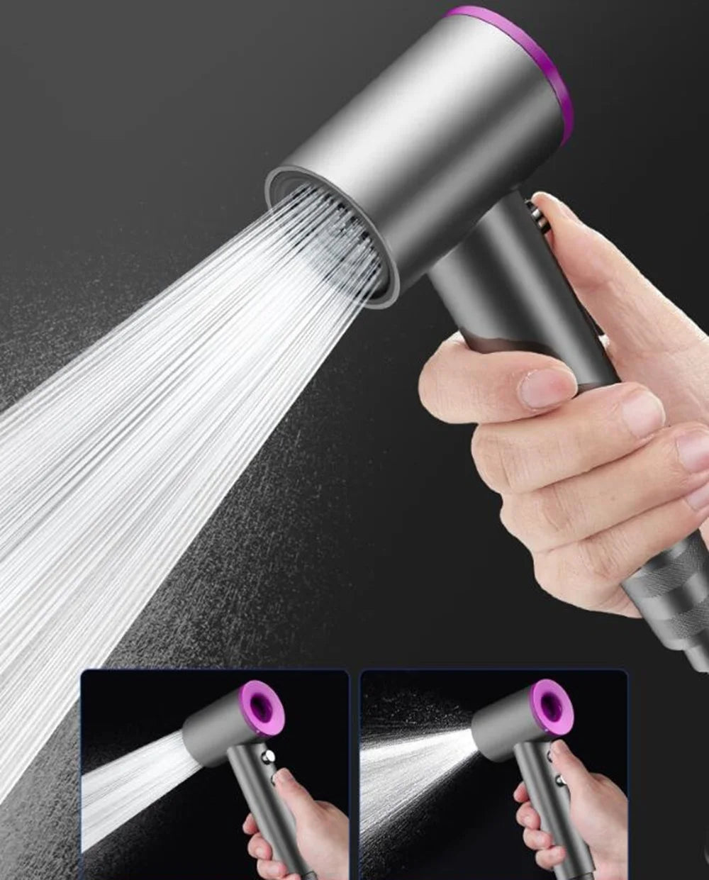 Wall-Mounted Bidet Sprayer & Double Outlet Angle Valve