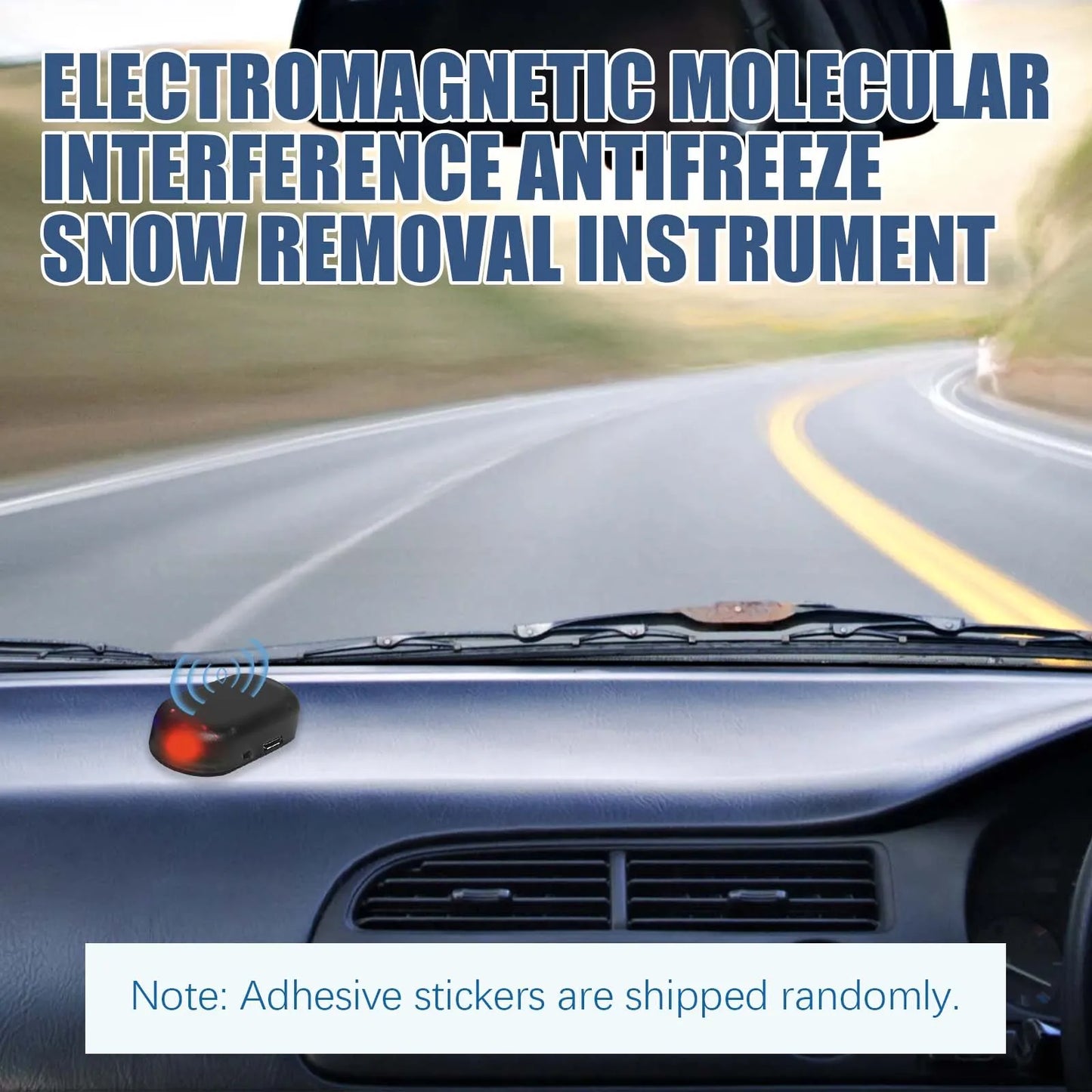 Solar Car De-Icer Snow Removal Tool – Portable Ice Scraper