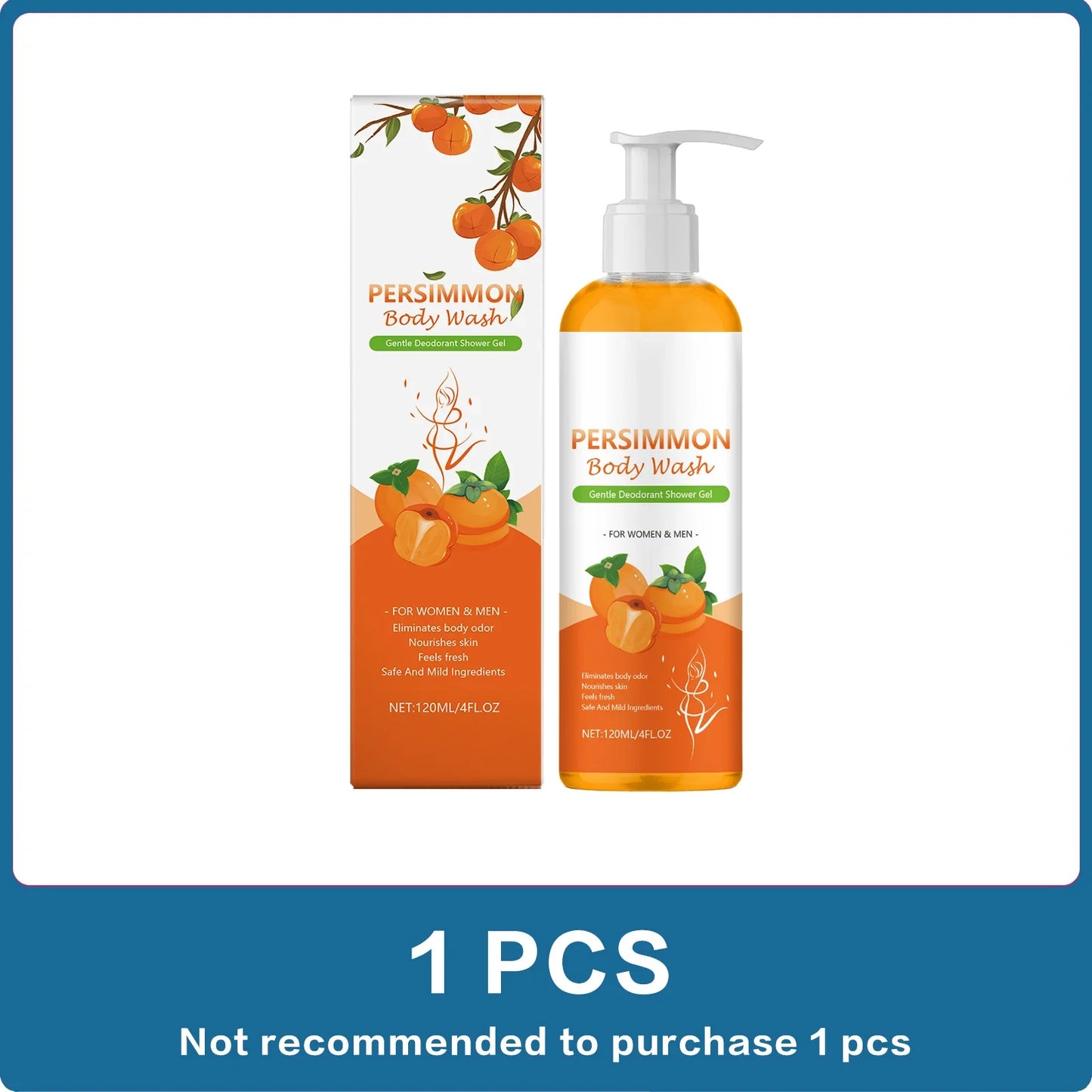 Orange Fragrance Moisturizing Shower Gel – 120ml Body Wash