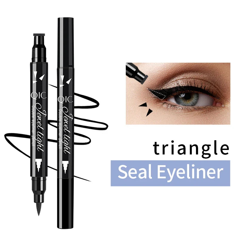 QIC Dual-Tip Stamp Eyeliner Pen – Heart, Moon & Star