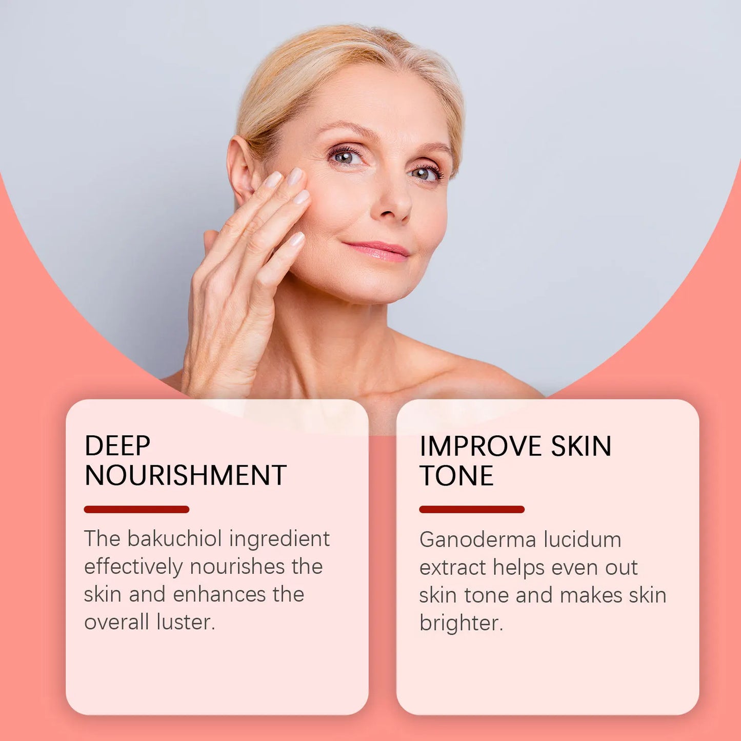 Bakuchiol Face Serum Anti Aging Lifting Firming Remove Fine Lines Skin Rejuvenation Brightening Hydrating Retinol Face Essence Peaceful Pleasures Health and Wellness