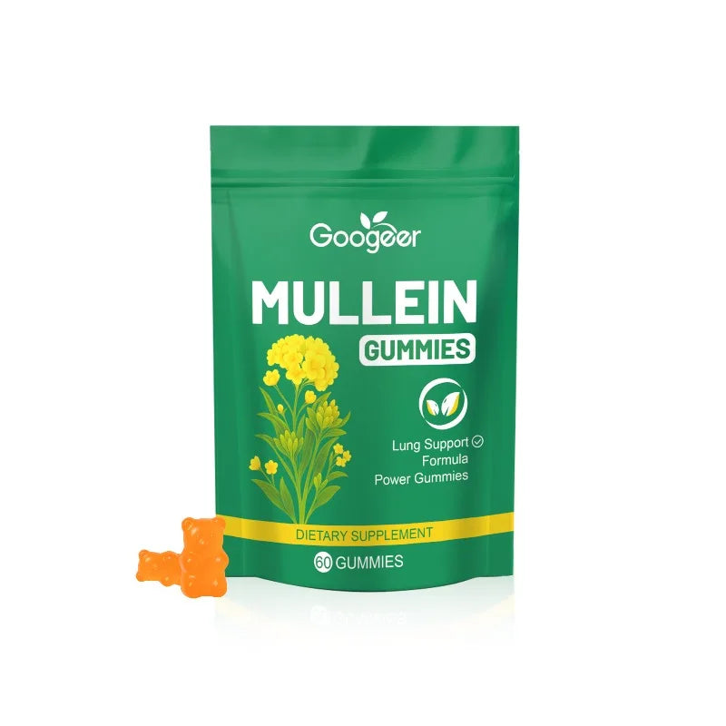 Mullein Gummies – Herbal Energy Support | 60 Chewable Gummies
