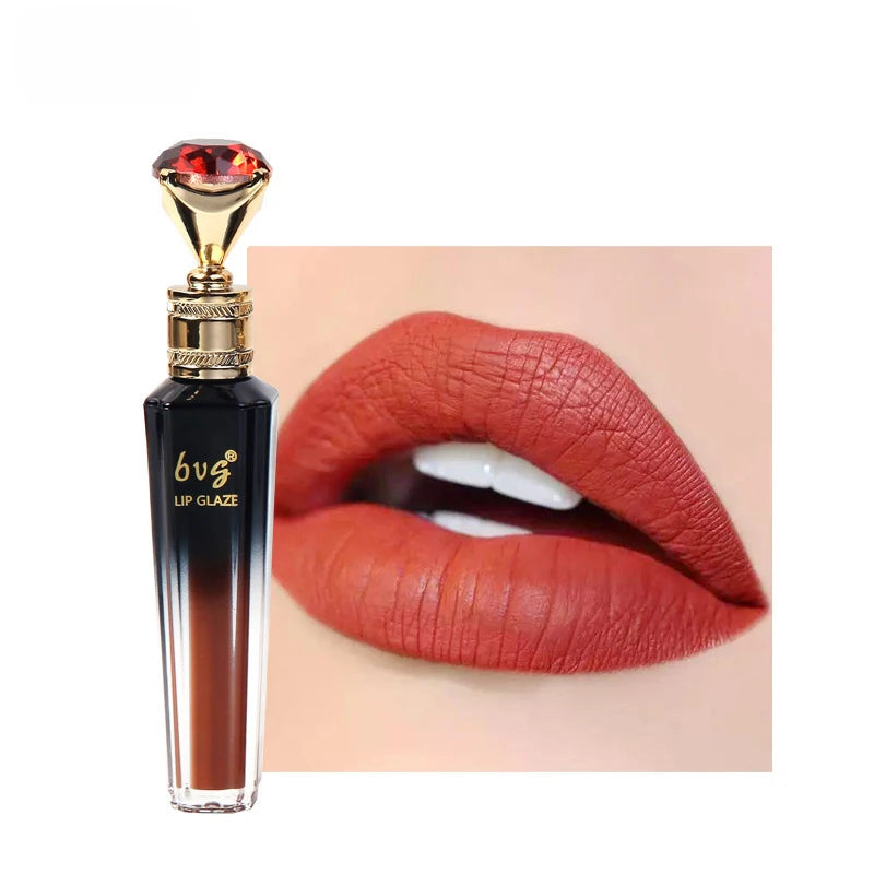 Lip Gloss Durable Moisturizing Waterproof Non-fading Non-stick Cup Color Durable Velvet Matte Lip Gloss Cosmetics For Women Peaceful Pleasures Health and Wellness 01