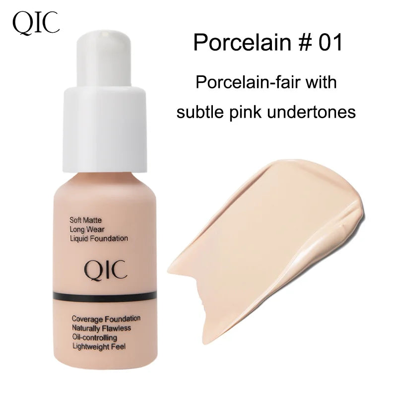 QIC Matte BB Cream – Full Coverage Waterproof Foundation