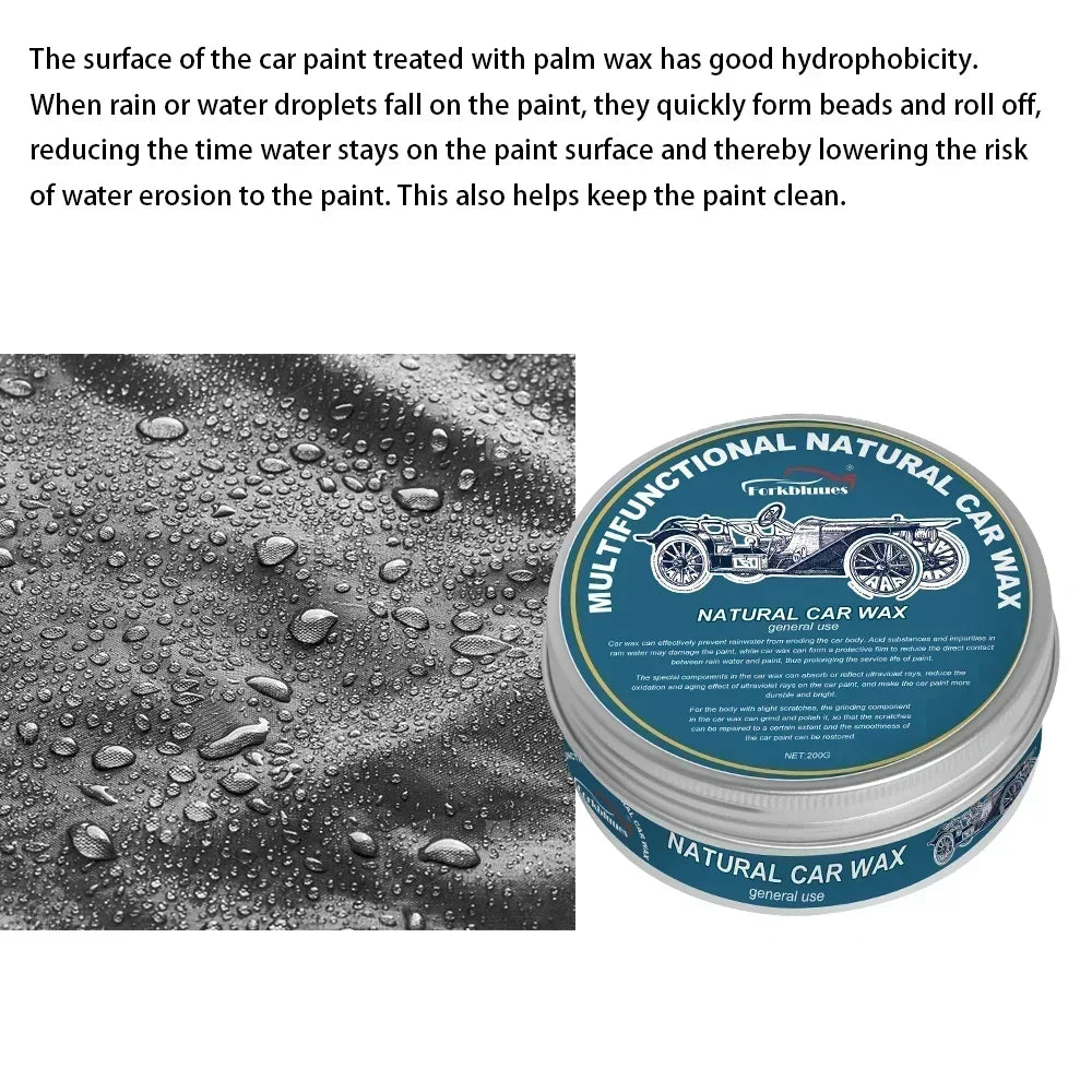Car Wax Care Surface Cleaner Protective Coating Hydrophobic Paint Crystal Wax Car Wash Top Coat Polish Cleaner Peaceful Pleasures Health and Wellness