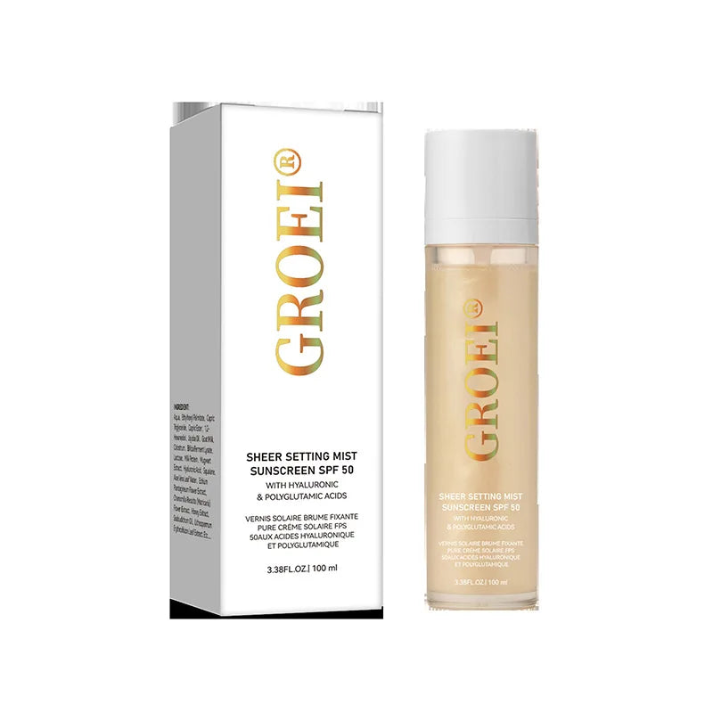 Facial Sunscreen Spray Strong Moisturizing Rapid Absorption Refreshing Not Sticky Isolate Uv Anti Oxidation Body Sunblock Spray Peaceful Pleasures Health and Wellness 100ML