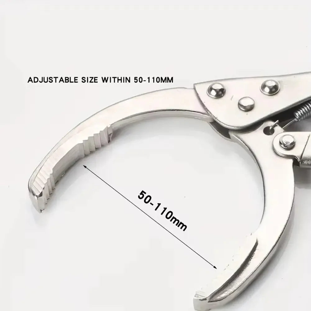 Adjustable Oil Filter Wrench – Universal Clamp Removal Tool