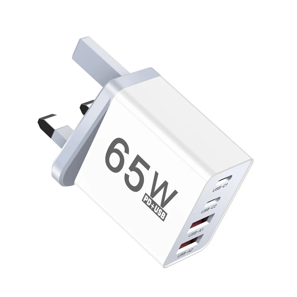 65W USB-C Fast Charger AU Plug – iPhone Samsung Xiaomi