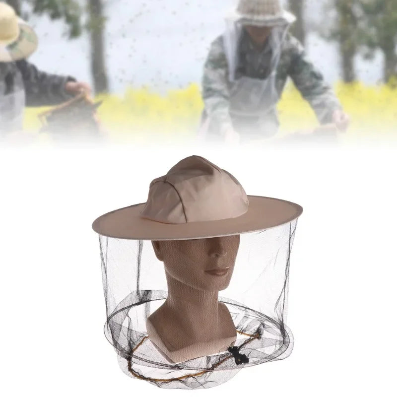 Professional Beekeeper’s Hat: Wide-Brimmed, Face-Thickened for Sunscreen and Special Half-Length Protection Peaceful Pleasures Health and Wellness