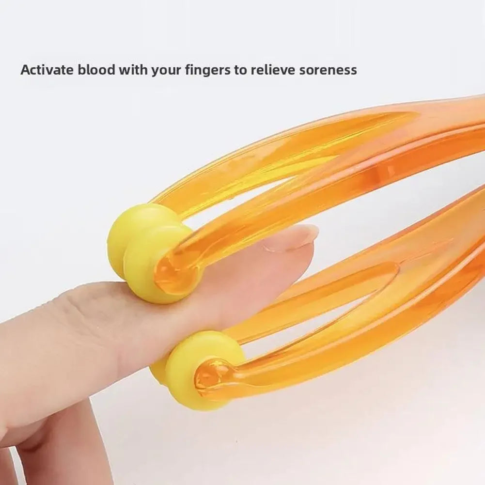 Hand Finger Massager Roller Finger Joint Acupressure Massage Muscle Relaxation Tool Foot Hand Massager For Arthritis Pain Relief Peaceful Pleasures Health and Wellness
