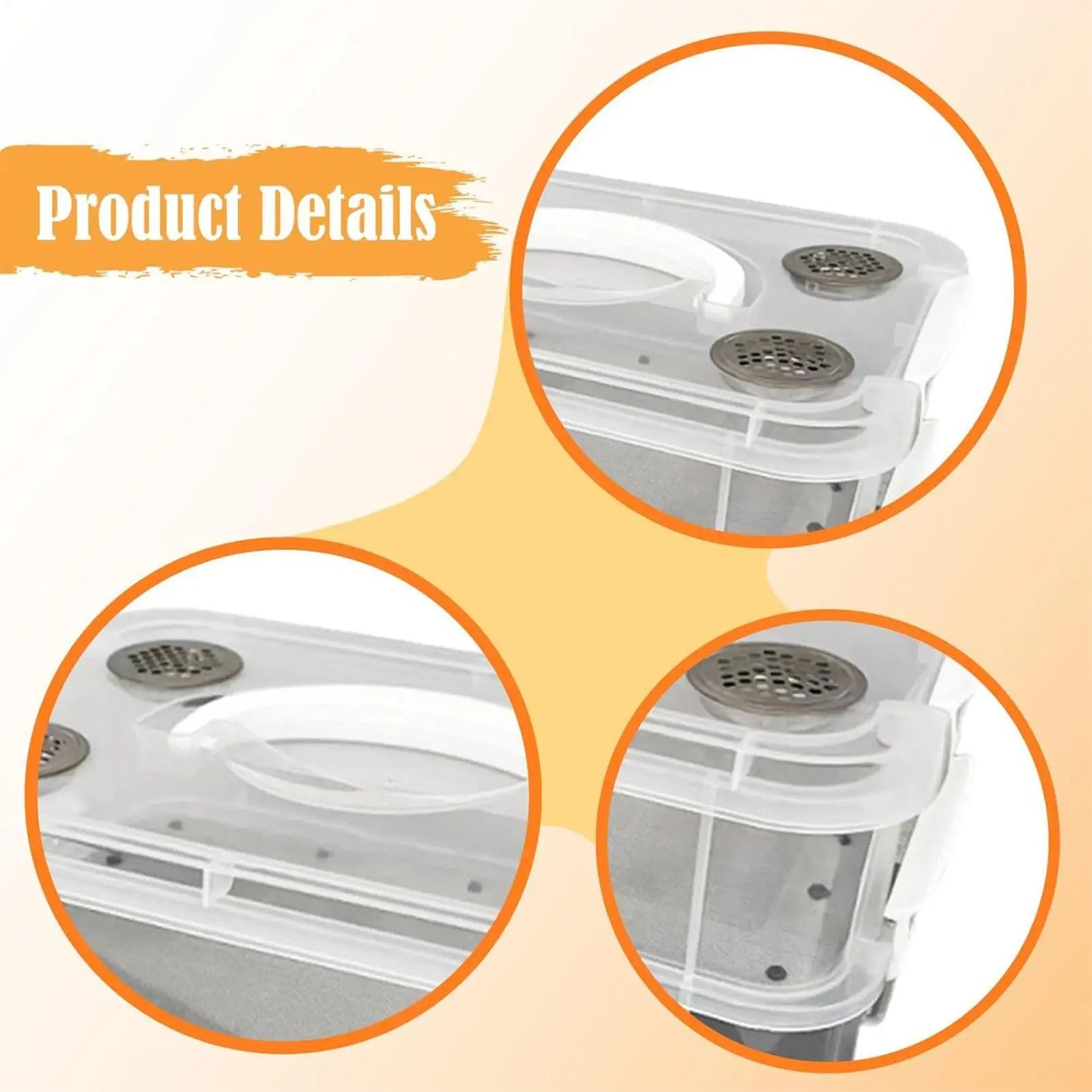 Mealworm Breeding Kit – Transparent Stackable Feeder Box