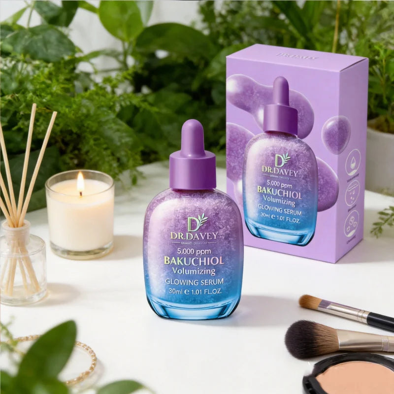 30ml Bakuchiol Volumizing Glowing Serum, Facial Care, Year-Round Hydration, Moisturizing, Suitable for Both Genders, Portable Peaceful Pleasures Health and Wellness