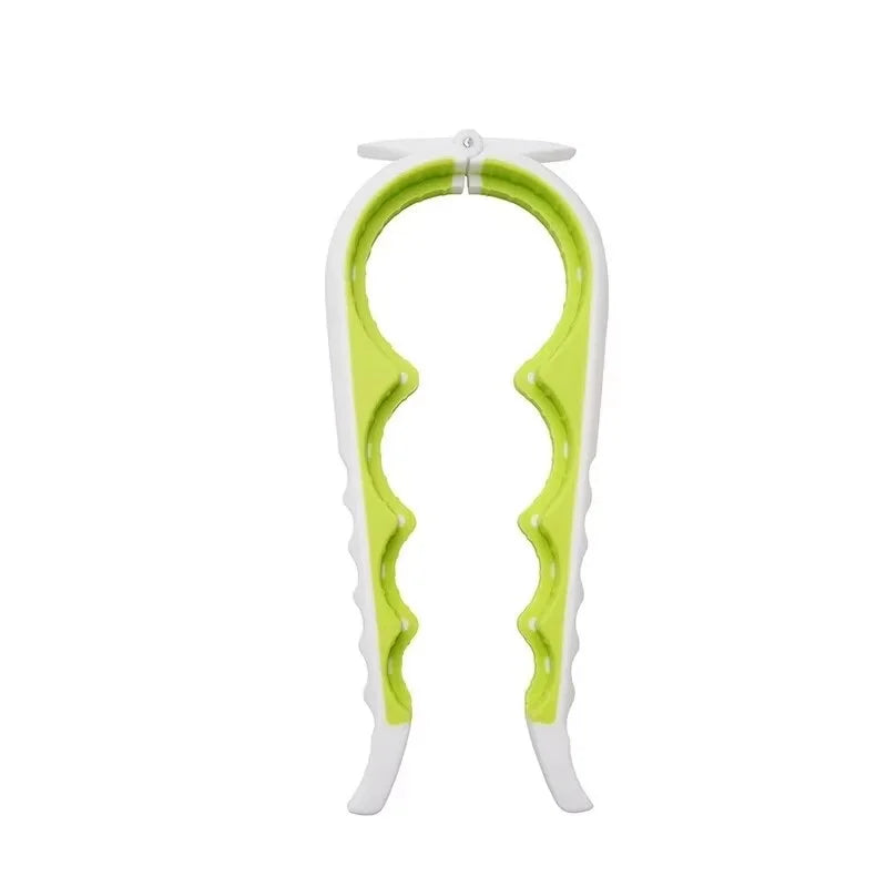 Can Opener Multi Functional Four In One Beverage Bottle Opener Cap Twister Four Position Can Opener Anti Slip Cap Twister Peaceful Pleasures Health and Wellness Green