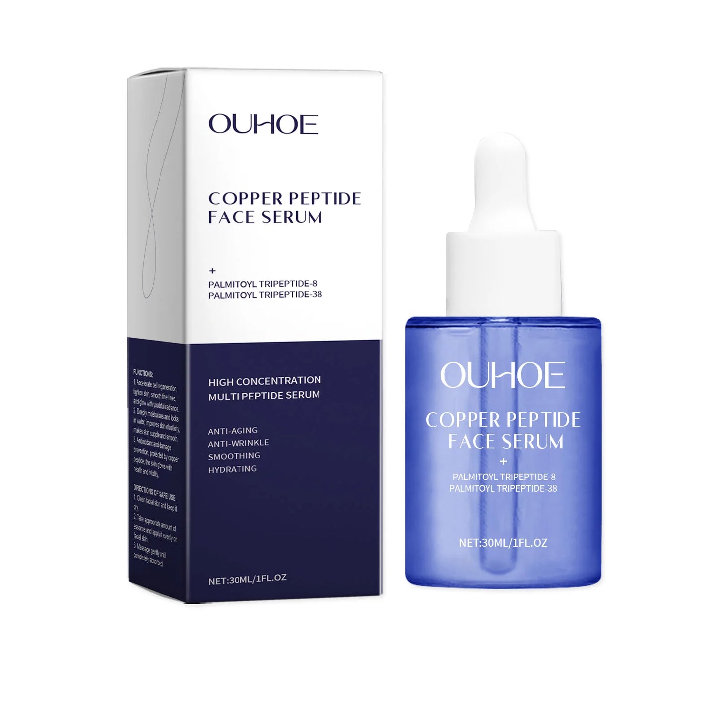 Copper Peptide Facial Serum – Anti-Aging, Firming & Brightening