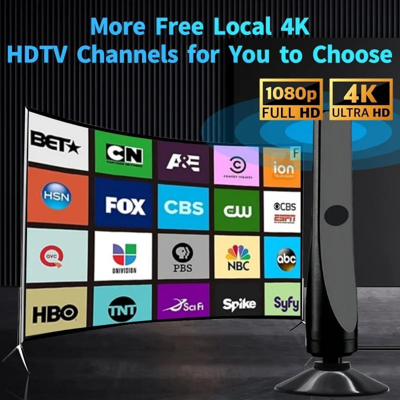Indoor Digital TV Antenna DVB-T/T2 ATSC 36dB – HDTV & DAB/FM