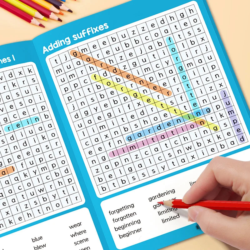 Advanced Elementary Word Search Book 32 Pages Spelling Mixed Words