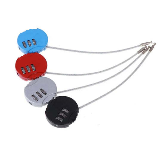 Password Lock Steel Wire Rope Password Locks Padlock Luggage Bicycle Spherical Locks Cartoon Password Padlocks Peaceful Pleasures Health and Wellness