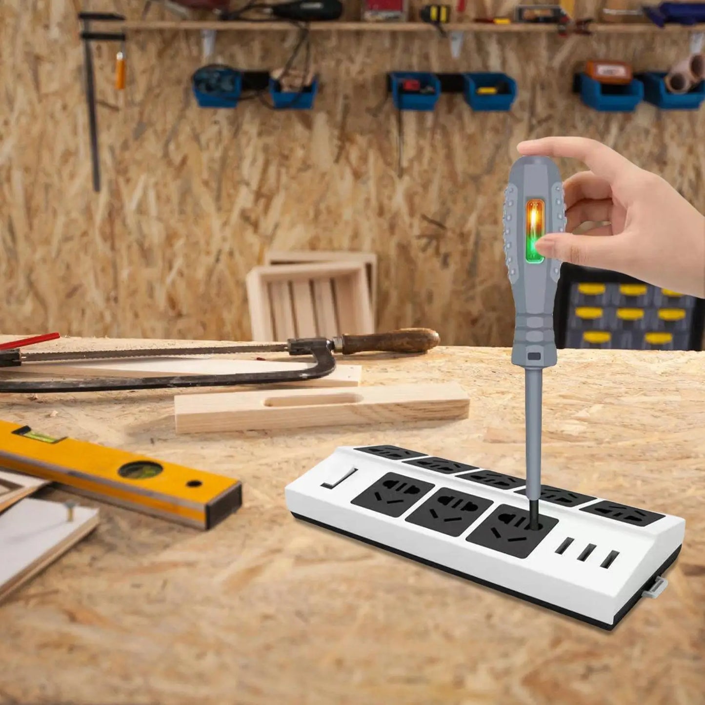 2-in-1 Voltage Tester Screwdriver | Non-Contact AC Test Pen