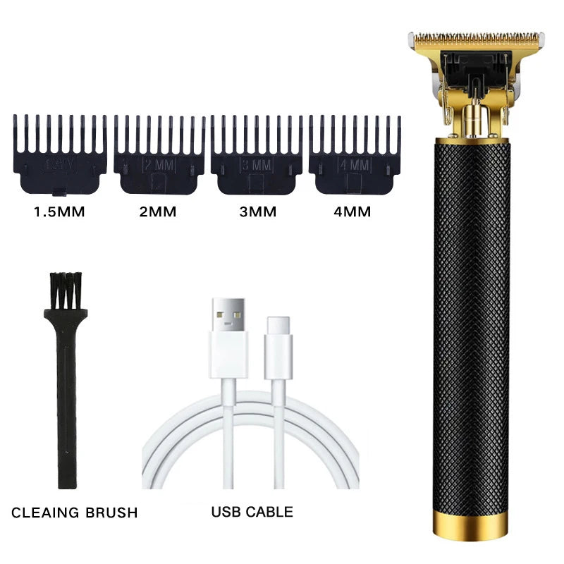 Men's T9 Vintage Hair Clipper Professional Cutting Hair Clipper Barber Portable Hair Cutting Machine/Hair Clipper Accessories Peaceful Pleasures Health and Wellness 061-BlackMesh