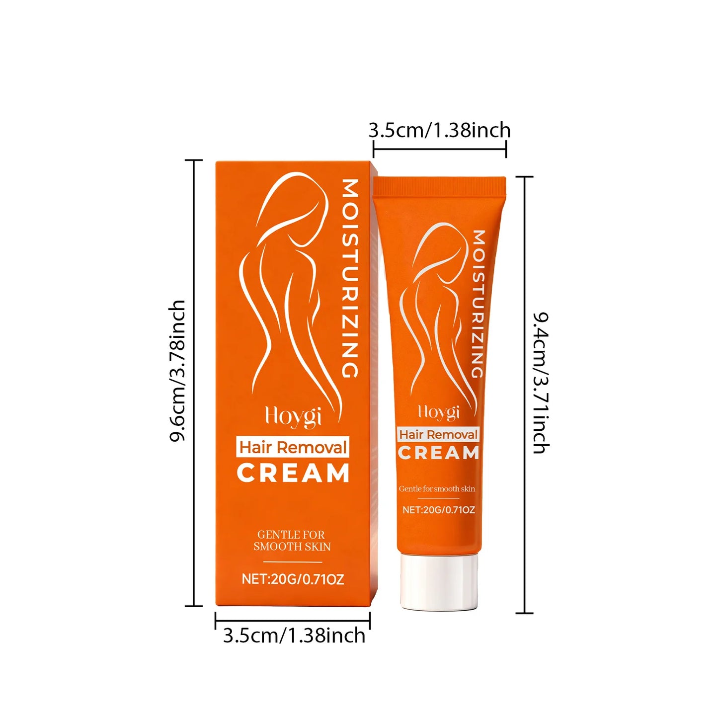 Painless Facial Hair Removal Cream with Shea Butter – Women