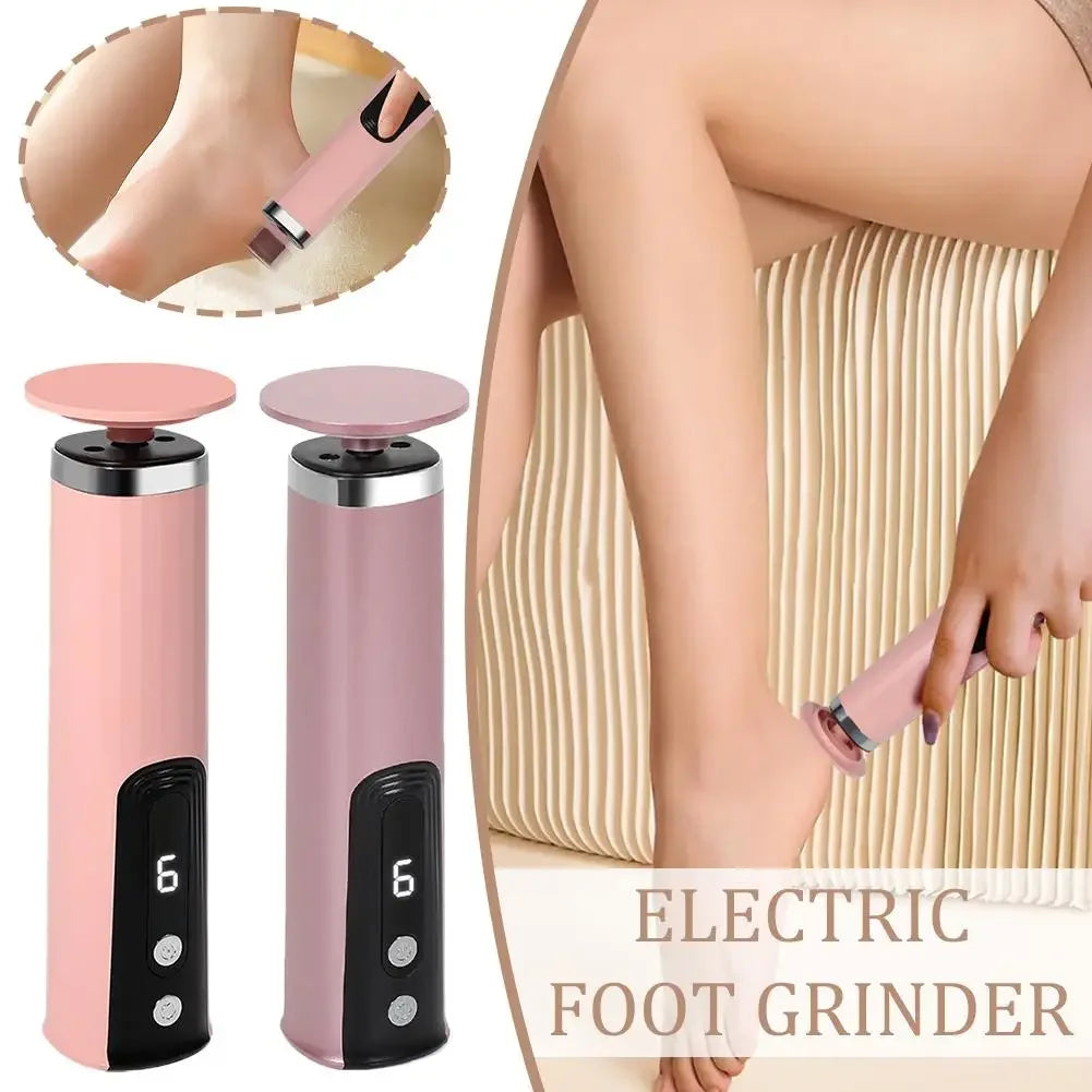 Professional Foot Scrubber Sander Grinder For Dead Skin Cracked Heel Pedicure Tool Electric Foot File Callus Remover For Feet Peaceful Pleasures Health and Wellness