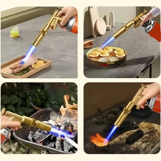Portable Butane Torch – Adjustable Flame for BBQ & Welding Butane Torch Peaceful Pleasures Health and Wellness
