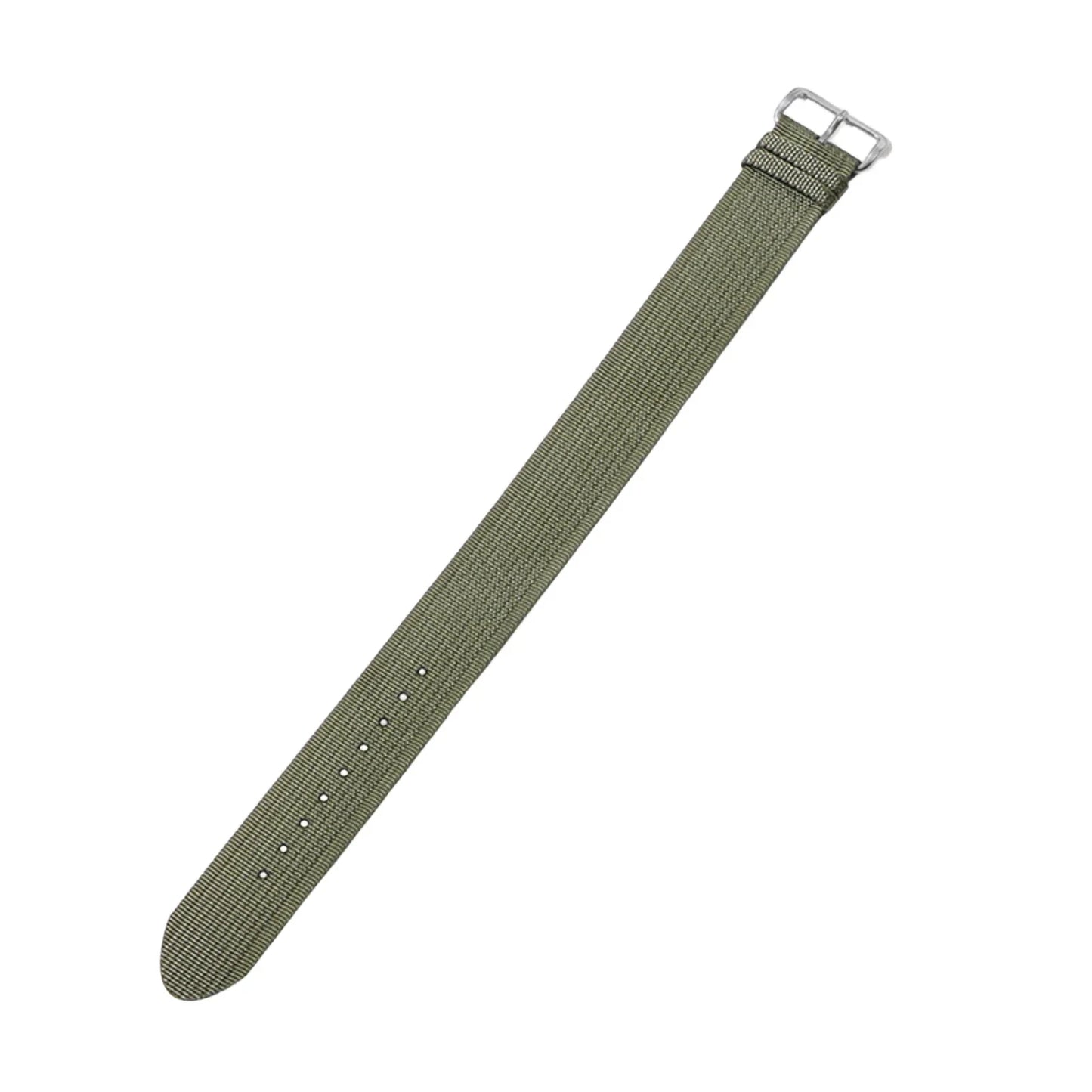 Nylon Military Sport Watch Strap – Soft Canvas Fabric Band