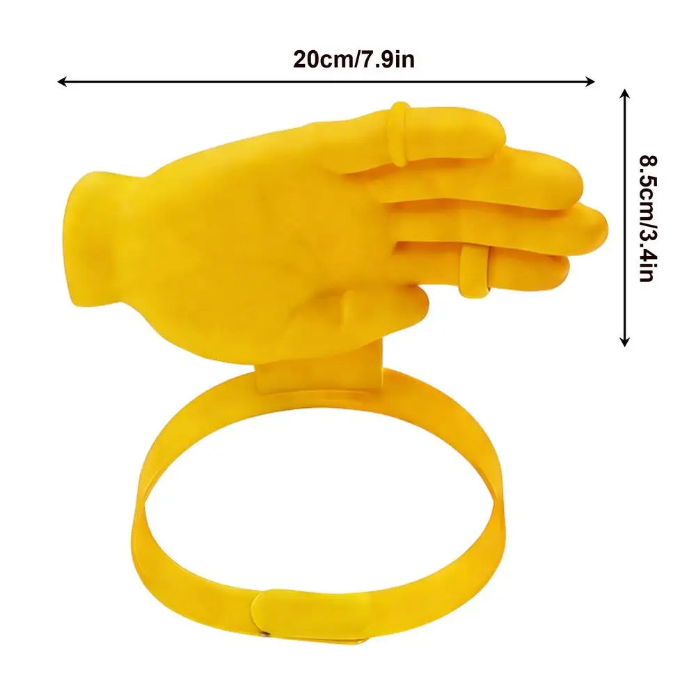 Novelty Hand-Shaped Sun Visor Hat | Funny Outdoor Headband